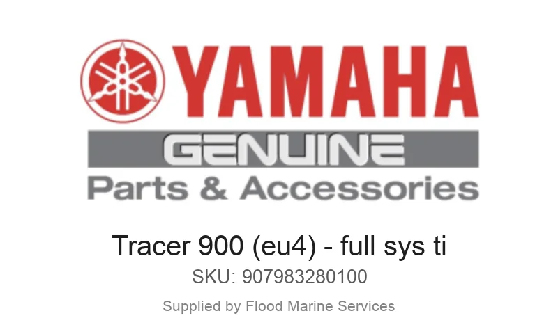 Tracer 900 (eu4) - full sys ti