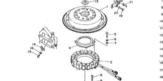 Genuine Yamaha 61A813370100 - Cover, flywheel - Supplied by Flood Marine