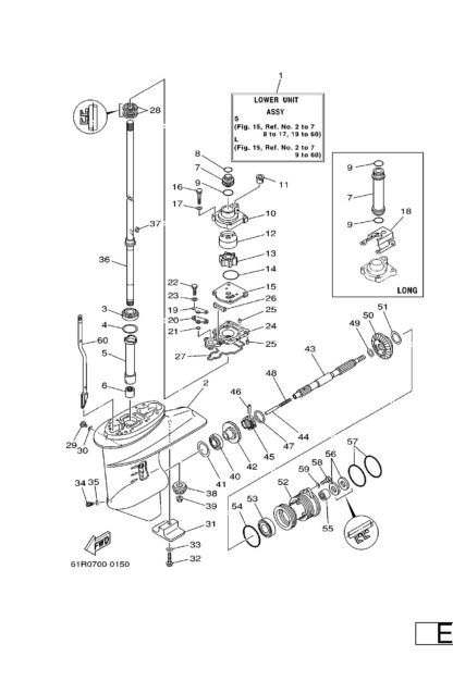 Genuine Yamaha 61N455600000 - Gear - Supplied by Flood Marine