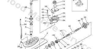 Genuine Yamaha 61N455710000 - Gear - Supplied by Flood Marine