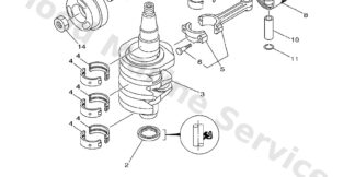 Genuine Yamaha 62Y114162000 - Plane bearing, crankshaft 1 - Supplied by Flood Marine