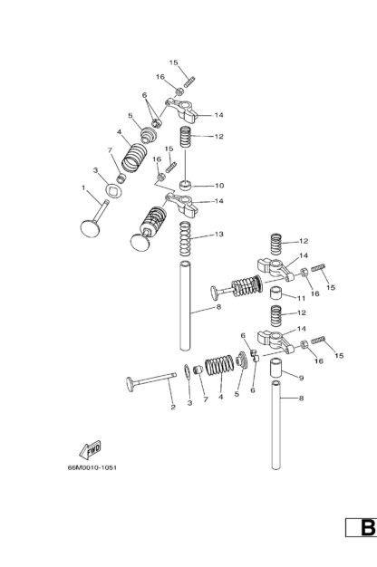 Genuine Yamaha 62Y121590000 - Screw, Valve Adjusting - Supplied by Flood Marine
