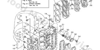 Genuine Yamaha 63DW0090111S - Crank cylinder assy - Supplied by Flood Marine