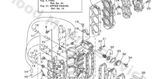 Genuine Yamaha 63DW0090331S - Crank cylinder assy - Supplied by Flood Marine