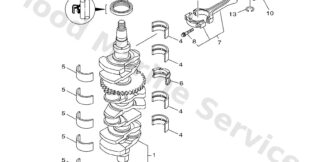 Genuine Yamaha 63P116340000 - Clip, piston pin - Supplied by Flood Marine