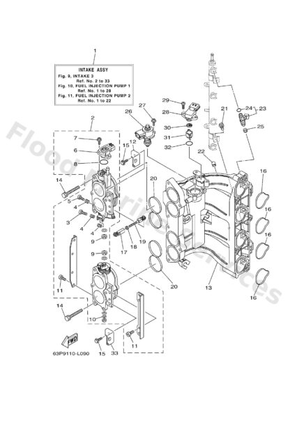 Genuine Yamaha 63P142910000 - Bracket 1 - Supplied by Flood Marine