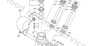 Genuine Yamaha 63P438000700 - Power trim & tilt assy - Supplied by Flood Marine