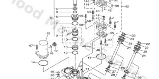 Genuine Yamaha 63P438102000 - Tilt piston sub assy - Supplied by Flood Marine