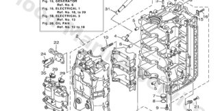Genuine Yamaha 63PW1510049S - Crankcase assy - Supplied by Flood Marine