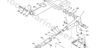 Genuine Yamaha 63V441110200 - Handle, gear shift - Supplied by Flood Marine