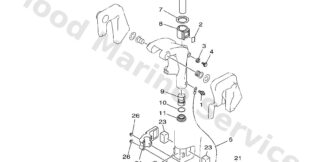 Genuine Yamaha 63V45114A100 - Gasket, upper casing - Supplied by Flood Marine