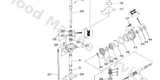 Genuine Yamaha 63V45300158D - Lower unit assy - Supplied by Flood Marine