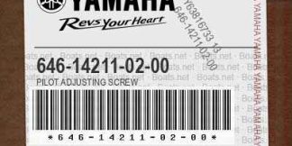 Genuine Yamaha 646142110200 - Screw, Pilot Adjusting - Supplied by Flood Marine
