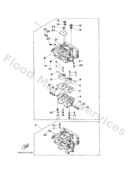Genuine Yamaha 64D143940000 - Valve, drain - Supplied by Flood Marine