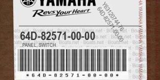 Genuine Yamaha 64D825710000 - Panel, Switch - Supplied by Flood Marine