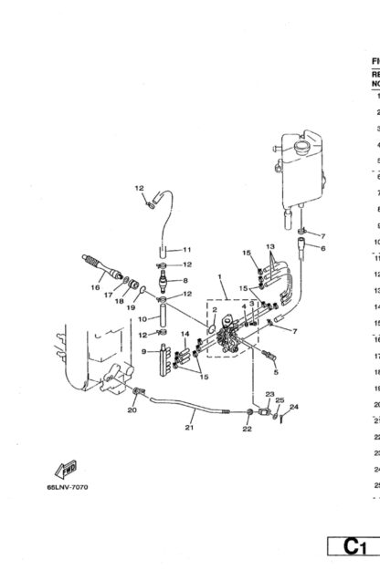 Genuine Yamaha 65L131830000 - Valve, check - Supplied by Flood Marine