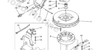 Genuine Yamaha 65W134376000 - Mark, caution - Supplied by Flood Marine