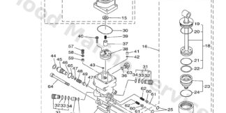 Genuine Yamaha 65W43800034D - Power trim & tilt assy - Supplied by Flood Marine