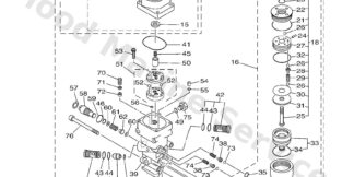 Genuine Yamaha 65W438100100 - Tilt piston sub assy - Supplied by Flood Marine