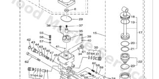 Genuine Yamaha 65W4381B0000 - Free piston sub assy - Supplied by Flood Marine