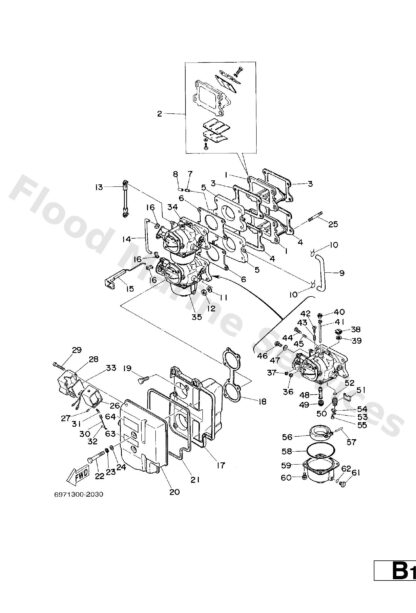 Genuine Yamaha 66313621A000 - Packing, valve seat 1 - Supplied by Flood Marine