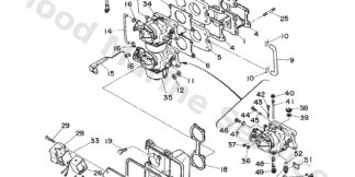 Genuine Yamaha 66313622A000 - Packing, valve seat 2 - Supplied by Flood Marine