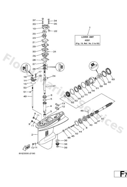 Genuine Yamaha 663455520000 - Bearing, plain - Supplied by Flood Marine