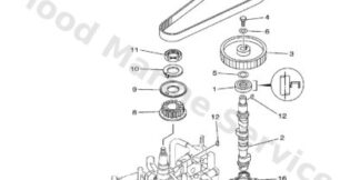 Genuine Yamaha 66M115370100 - Gear, driven - Supplied by Flood Marine