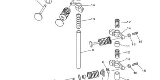 Genuine Yamaha 66M121210000 - Valve, exhaust - Supplied by Flood Marine