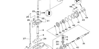Genuine Yamaha 66M45300014D - Lower unit assy - Supplied by Flood Marine