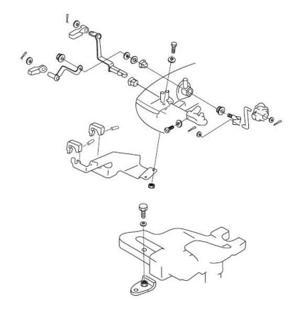 Genuine Yamaha 66M485010000 - Remote Cont. Attachment Assy. - Supplied by Flood Marine