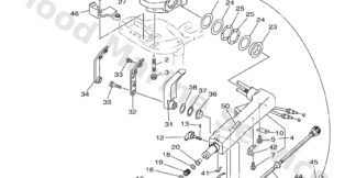 Genuine Yamaha 66R44111008D - Handle, gear shift - Supplied by Flood Marine