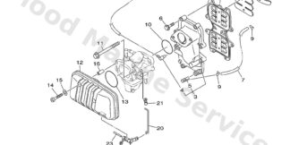 Genuine Yamaha 66T136100000 - Reed valve assy - Supplied by Flood Marine