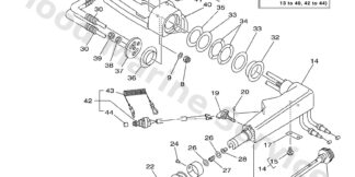 Genuine Yamaha 66T441110200 - Handle, gear shift - Supplied by Flood Marine
