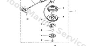 Genuine Yamaha 6A1157230094 - Pulley, starter - Supplied by Flood Marine