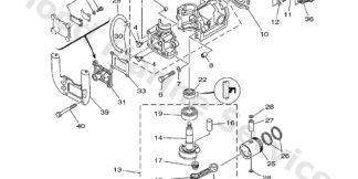 Genuine Yamaha 6A1426781200 - Graphic, rear - Supplied by Flood Marine