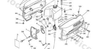 Genuine Yamaha 6A1W00701400 - Graphic set - Supplied by Flood Marine