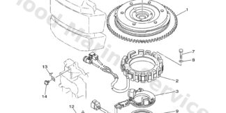 Genuine Yamaha 6AG819960000 - Mark - Supplied by Flood Marine