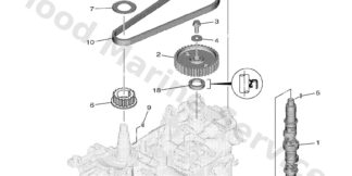 Genuine Yamaha 6AH115360000 - Gear, drive - Supplied by Flood Marine