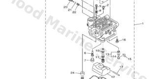 Genuine Yamaha 6AHW14561000 - Valve, needle - Supplied by Flood Marine