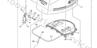 Genuine Yamaha 6AL426770000 - Graphic, front - Supplied by Flood Marine