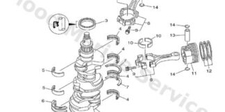 Genuine Yamaha 6AW114270100 - Bearing, thrust 2 - Supplied by Flood Marine