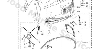 Genuine Yamaha 6AW426781000 - Graphic, rear - Supplied by Flood Marine