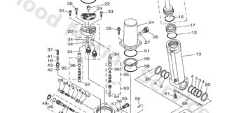 Genuine Yamaha 6AW438300000 - Gear pump assy - Supplied by Flood Marine