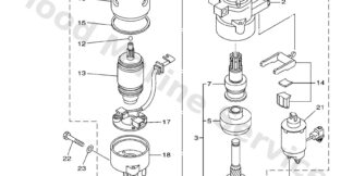 Genuine Yamaha 6AW818070000 - Gear assy, starting motor - Supplied by Flood Marine