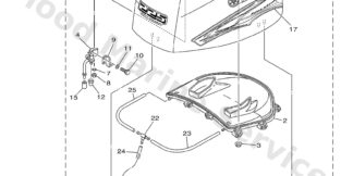 Genuine Yamaha 6BB426760000 - Graphic, side 2 - Supplied by Flood Marine