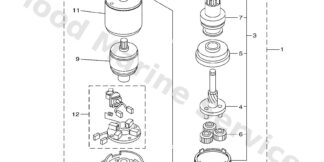 Genuine Yamaha 6BG818910000 - Gear, ring - Supplied by Flood Marine