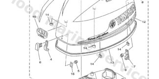 Genuine Yamaha 6BGW00700000 - Graphic set - Supplied by Flood Marine