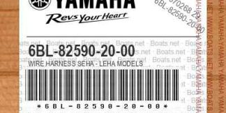 Genuine Yamaha 6BL825902000 - Wire Harness Assy - Supplied by Flood Marine