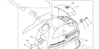 Genuine Yamaha 6BW426770000 - Graphic, front - Supplied by Flood Marine